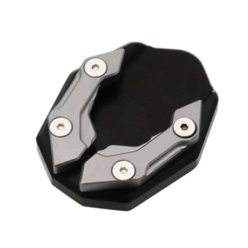 フットサイドスタンド延長パッドサポートプレートオートバイモデルと互換性 NMAX155 125 2020 2021 2022 2023 2024 2025(Grey)