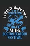  I Love It When They Served Food At The Boston Seafood Festival: Hummer-Liebhaber-Notizbuch Crawfish Journal Krabbenfans Notebook Garnelenliebhaber ... Kulinarisches Notebook-Journal.