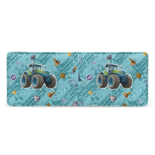 Image of Coldinair Tractor Kids Bifold Wallet for Boys Ages 5-7 /6-8 with Wallet Card,Child Cute Credit Card Holder Wallets With Coin Pocket Id Window for Kids, Boys,Teen,Blue