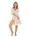 Produktbild Gräfenstayn Strandkleid Damen gestrickt - Oeko-Tex Standard - Perfekt als Strandponcho oder Cover-up Bikini, Badeanzug - Strandtunika (S-M Creme-beige)