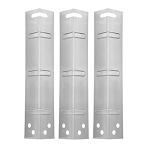 BBQration 3-Pack 11 10/16″ Stainless Steel Expert Grill Parts Heat Plates Replacement Parts for 3-Burner Walmart Expert Grill XG10-101-002-02