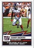 2025 Panini Stickers Football #322 Bobby Okereke New York Giants Official NFL Album Sticker (Smaller than regular Card, paper thin, Stock Photo Shown)
