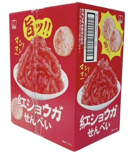 紅ショウガ せんべい 32g x 10袋