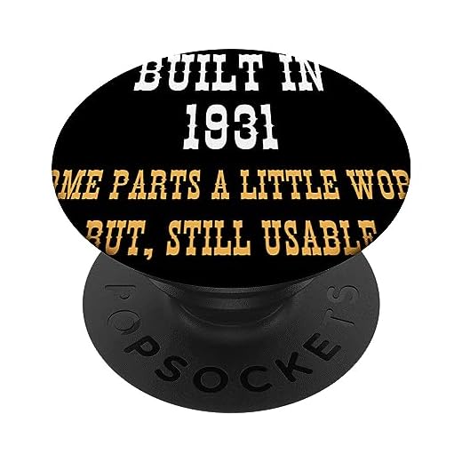 Nacido en 1931 vintage cumpleaños año clásico celebración PopSockets PopGrip Intercambiable