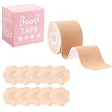 ❀【Multipropósito】 Muy adecuado para vestido sin espalda / sin tirantes, camiseta, top sin mangas, vestido de novia, sujetador deportivo. su efecto de sujetador adhesivo levantador de senos grandes durará muchas horas en bodas, noches de baile o reuniones en el pub después del trabajo. Se puede colocar cinta adhesiva en los pies para evitar que los zapatos se froten contra los pies.