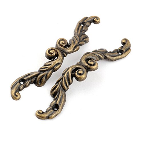 Uxcell Metal Arch Bow Shape Dresser Drawer Cabinet Door Pull Handle 5Pcs Bronze Tone #TOP1