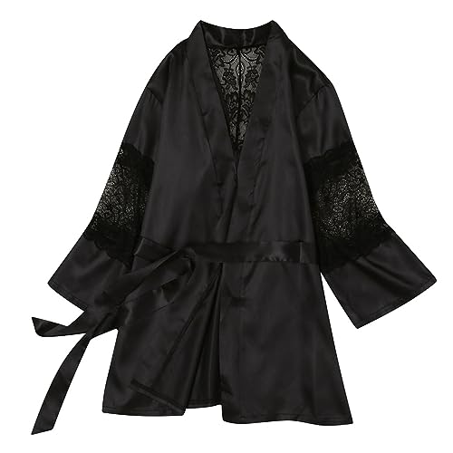 RougePanneaux Cardigans à Lacets Lingerie Home Érotique Chic