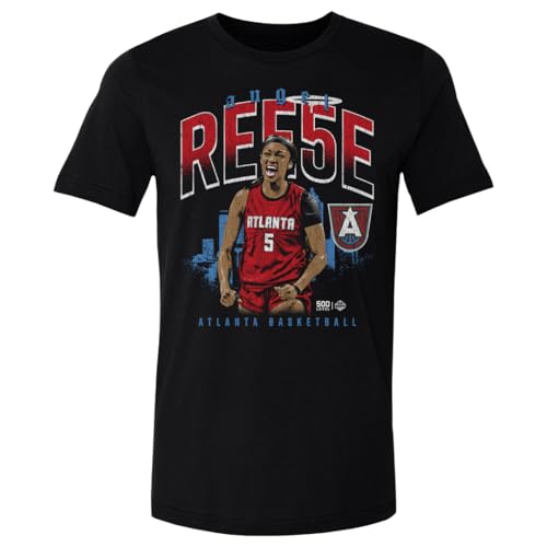 500 LEVEL Angel Reese Atlanta Dream Cityscape Shirt (Black XXX-Large)