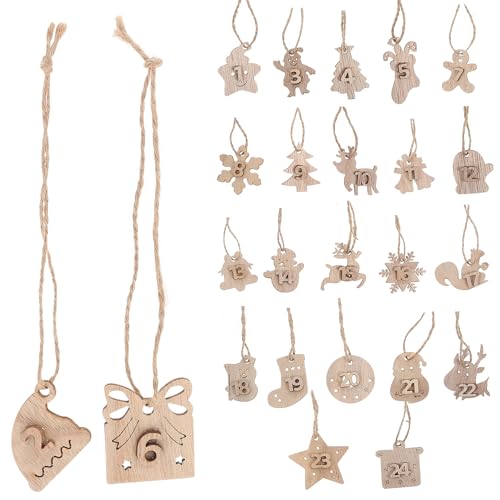 EPIGEIST �N���X�}�X�J�����_�[�y���_���g 24���ؐ��ԍ����x���t�� DIY�N���t�g�^�O�Z�b�g �N���X�}�X�c���[�݂艺������ �� �h�A �L���p�J�E