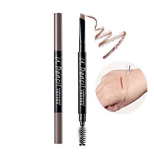 Eyebrow Stencils 12pcs Shapes Reusable Eyebrow Template with Strap for Women Girls,Including eyebrow pencil - Thumbnail 7