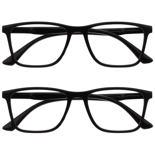 OPULIZE NYX Lunette anti lumiere bleue femme & homme - Lunette Loupe Ecran/Gaming - Lot de 2 -...