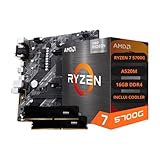 Kit Upgrade AMD Ryzen 7 5700G Vega 8, Placa Mãe A520, Memória RAM 16GB DDR4