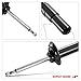 A-Premium Front Strut Assembly Compatible with BMW E60 Series 525i 530i 2004-2007, 528i 535i 2008-2010, 545i 2004-2005, 550i 2006-2010, Driver and Passenger Side 2-PC Set