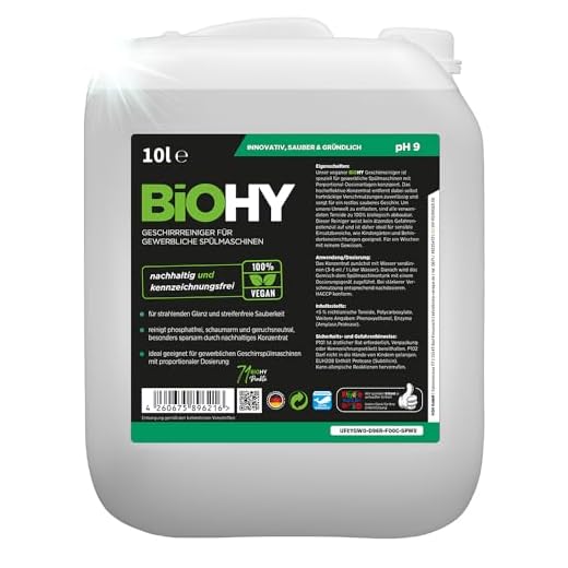 Phosphate-Free Commercial Dishwasher Detergent