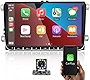 Android Car Stereo for Volkswagen Passat Seat Golf Skoda Touran, EKAT Touch Screen Car Radio Double din with CarPlay Bluetooth GPS WiFi FM Mirror Link Backup Camera
