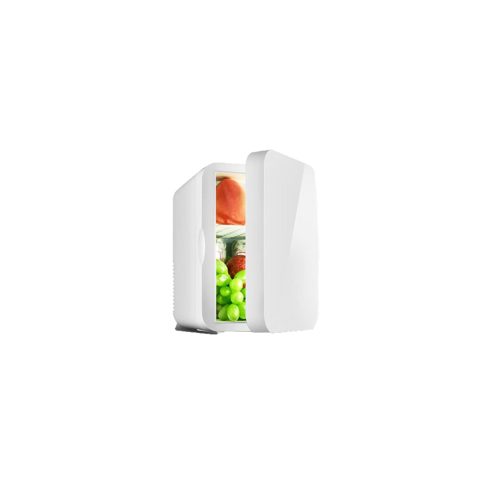 Nevera para Coche Refrigeradores compactos, mini refrigerador, lata de 13,5 l, refrigerador pequeño personal portátil, refrigerador y calentador compacto para alimentos, dormitorio, oficina, coche