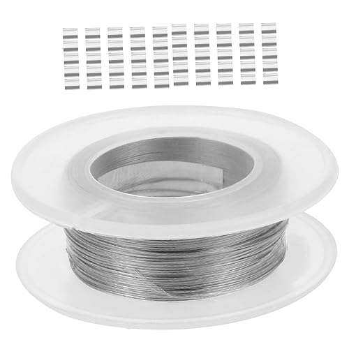 Veemoon Fishing Wire Rope 100m Steel Wire Rope Lightweight Strong for Clothesline Lighting Guide Wall Decorations