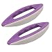 BestOfferBuy 2PCS Nail Art Sheep Skin Leather Buffer Polish Tool Manicure Purple