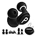 PLUELLA Ear Plugs for Noise Reduction, Reusable 35dB NRR Noise Cancelling, Universal Ear Plugs for Sleeping, Musicians, Concert, Working, Shooting, Comes with 2 Cases, 10 S/M/L Tips, 2 Pair Earbuds