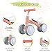 Baby Balance Bike Cute Toys for 1 Year Old Boy and Girl 12-24 Months Toddler Bike Baby Walker Riding Gifts for Boys Girls No Pedal Infant 4 Wheels Baby's First Birthday Gift (Pink)
