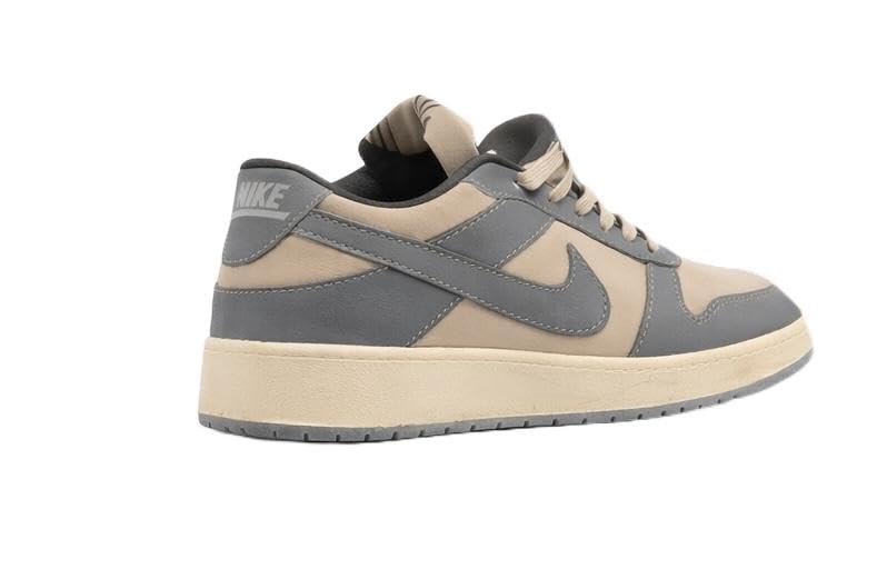 Image of Black and Beige Low-Top Casual Sneakers, Lace-Up Design, Cushioned Insole, Anti-Slip Rubber Outsole, Lightweight