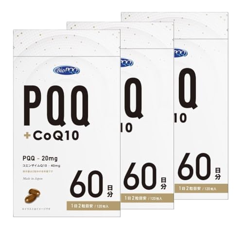 PQQ + CoQ10 120�� �O�H�K�X���w BIOPQQ�����g�p(3)