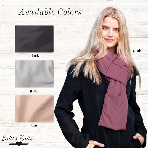 Britt's Knits Puffer Scarf for Women4