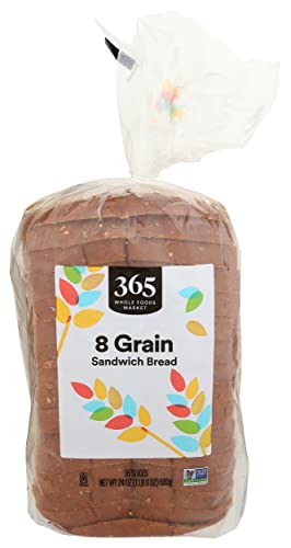 365 By Whole Foods Market, Bread Sandwich 8 Grain, 24 Ounce #TOP26