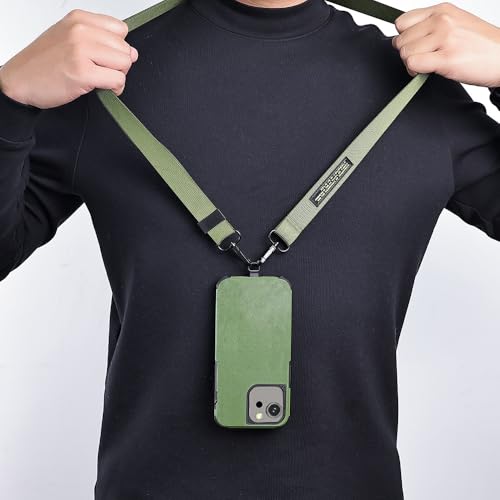Image of Phone Lanyard, Adjustable Anti Theft Mobile Strap with a Tether Pad | Universal phone strap compatible with most mobile phones for convenient hands-free phone carrying