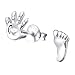 Produktbild FIVE-D Ohrringe Ohrstecker Hand und Fuss 925 Sterling Silber im Schmucketui