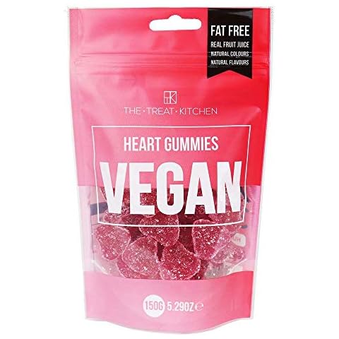 The Treat Kitchen Vegan Hearts Pouch - 150g, 2 Pack Cover