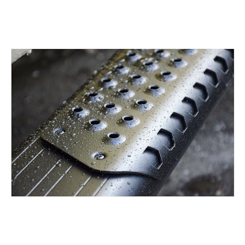 Estribos laterales ovalados Luverne O-Mega II 102 pulg aluminio negro miniatura 5