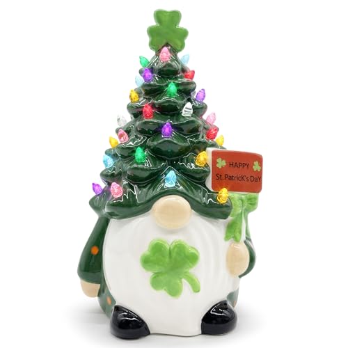 50% off St. Patrick’s Day Ceramic Gnome Tree Decorations