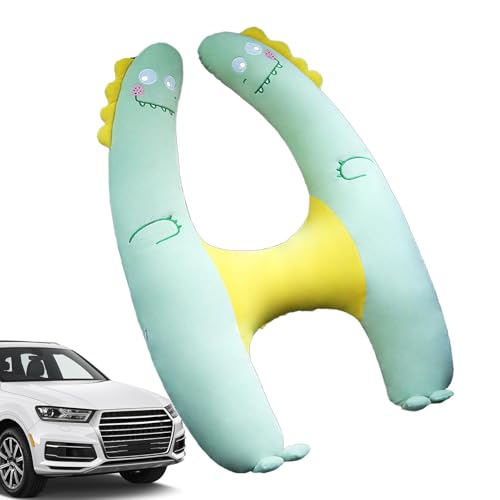 Oreiller d'avion contre les douleurs cervicales et coussin de soutien respirant en voiture - 2