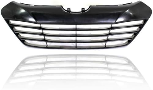 Rejilla - Compatible/Repuesto para Hyundai Tucson GL/GLS/SE '10-15 - Negro inferior sin orificio cromado - 865612S000