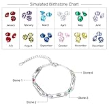 Lam Hub Fong Pulsera Infinita Personalizada para Mujer con Grabado 1 a 6 Nombres...