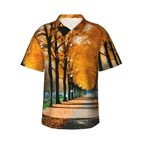 Chemise hawaïenne d'automne pour homme idéale pour vos barbecues et soirées estivales
