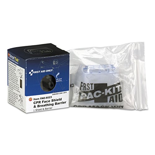 Image of First Aid Only FAE6023 SmartCompliance CPR Face Shield Breathing Barrier Plastic, One Size Fits Most