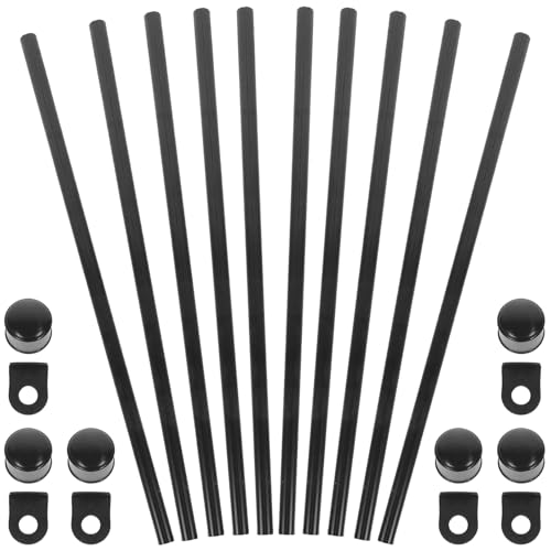 Support mural pour peinture à rouleau suspendre affiche kit suspendre 33 cm noir Lurrose