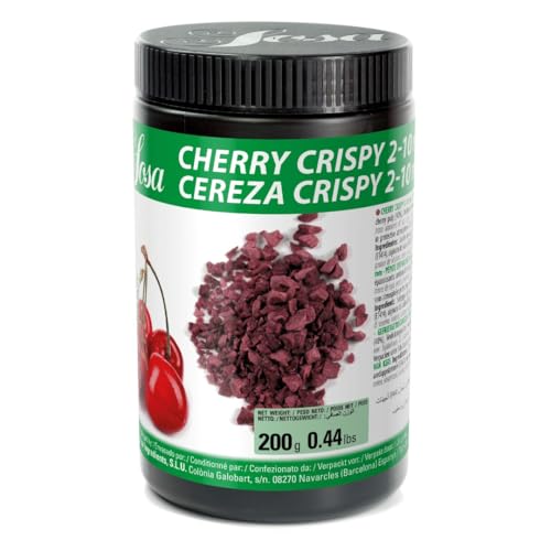 Cerise lyophilisée SOSA croustillante en pépites de 2-10 mm pour décors