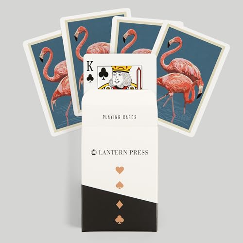 Baraja de 52 cartas Flamingo, tamaño poker miniatura 6