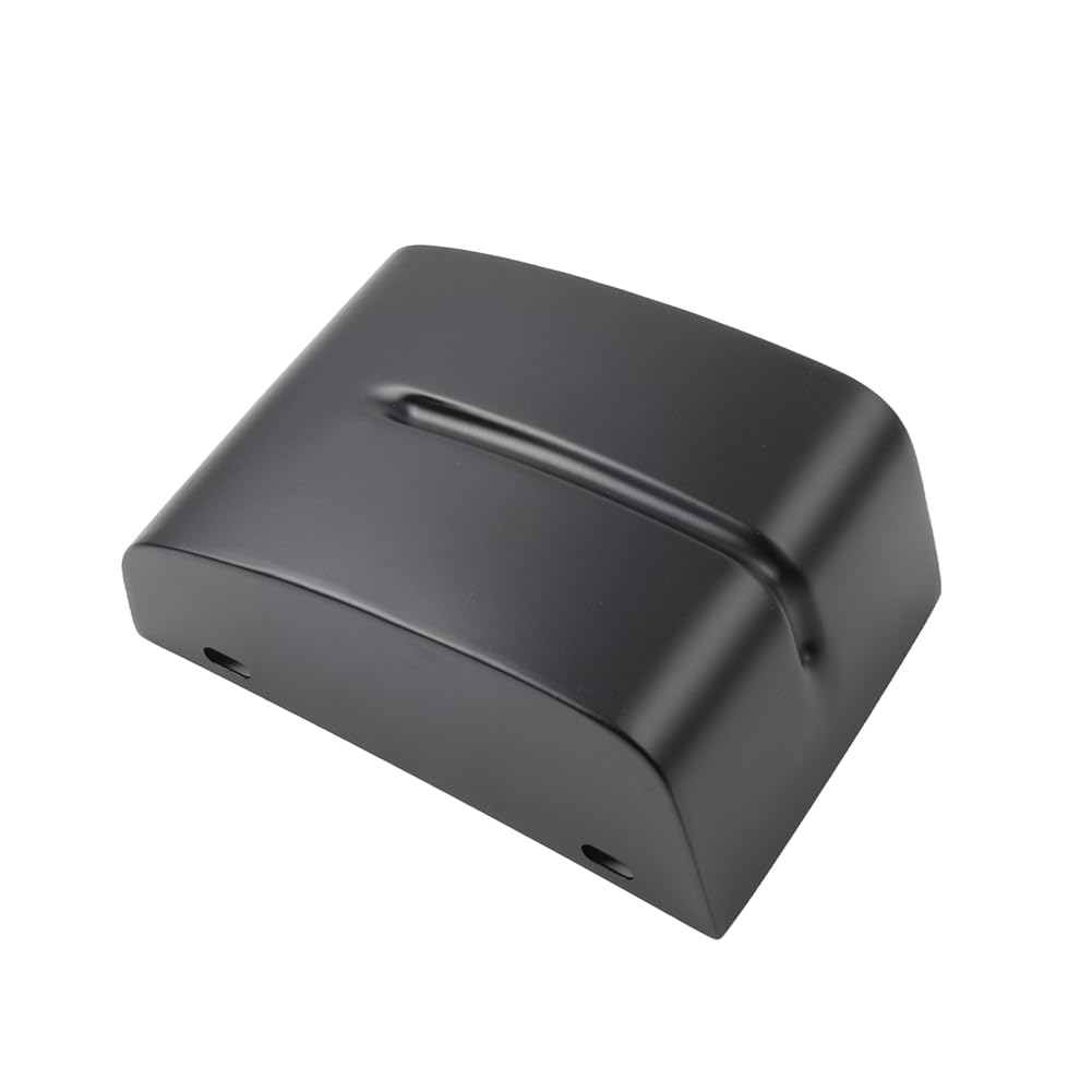 Lirun 1 Pc Left Fairing Side Panel Battery Cover Iron Matte Black For Harley Dyna Low Rider, Fat Bob, Wide Glide, Switchback 2006-2017