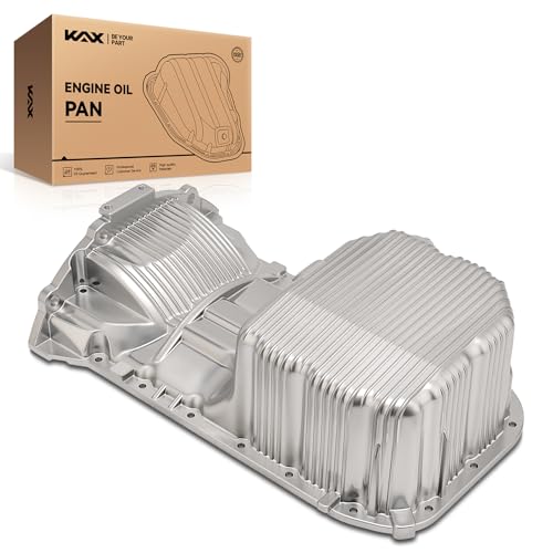 Image of KAX HYP06A Engine Oil Pan with Drain Plug Fit for Hyundai Elantra 2001-2010, Kia Soul 2010-2011, Kia Spectra 2004-2009, Kia Sportage 2005-2010