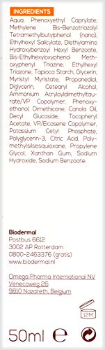 Biodermal Gevoelige Gezichts Zonnecrème SPF 50 – 50 ml - View 3