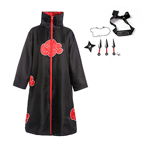 Udekit Túnica Larga con Diadema Juguetes Capa de Disfraz de Cosplay para Adolescentes Adultos Unisex Small Size Cover