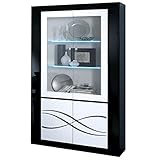 Style Contemporain, Couleur principale du Vitrine : Noir et Blanc