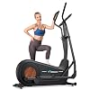 Merach Elliptical Machine, Elliptical Exercise Machine for Home with Hyper-Quiet Magnetic Drive System, Elliptical Training Machines with16.5-19IN Stride, Automatic Resistance, 400lbs Capacity