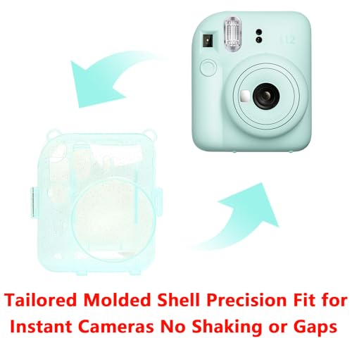 Estuche protector para cámara Fujifilm Instax Mini 12 verde miniatura 5