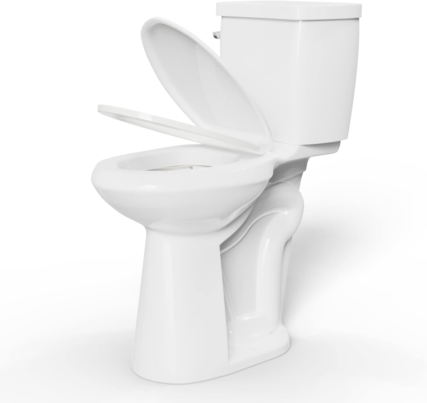 High Toilets For Seniors 21 Inch 1.28gpf Single Flush Twopiece Extra