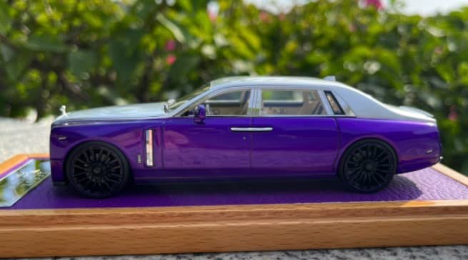 Amazon | Mansory 1/43 ロールスロイス ファントム Ⅷ 銀/紫